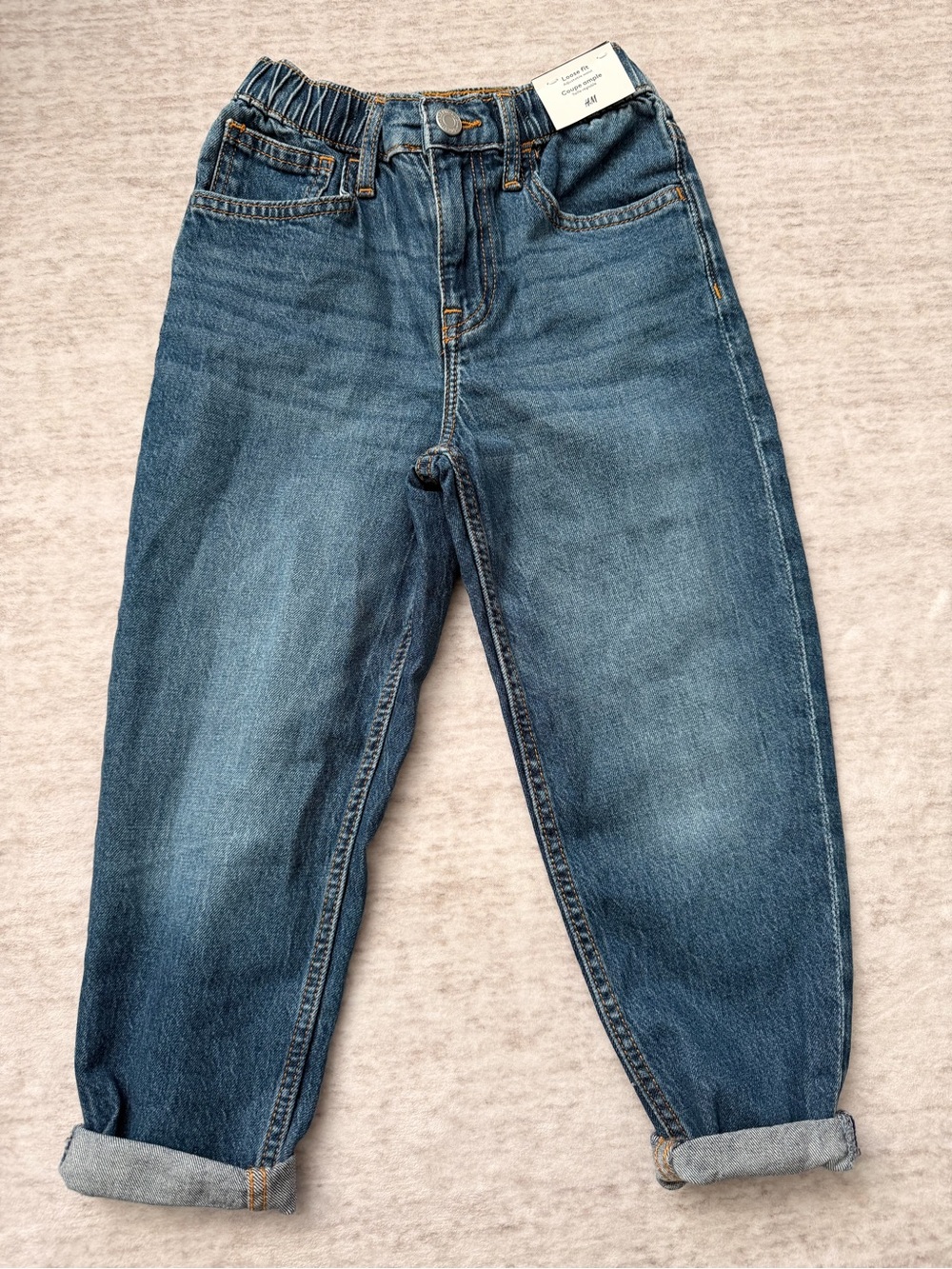 H&M Kids Blue Denim Jeans - Elastic Waist